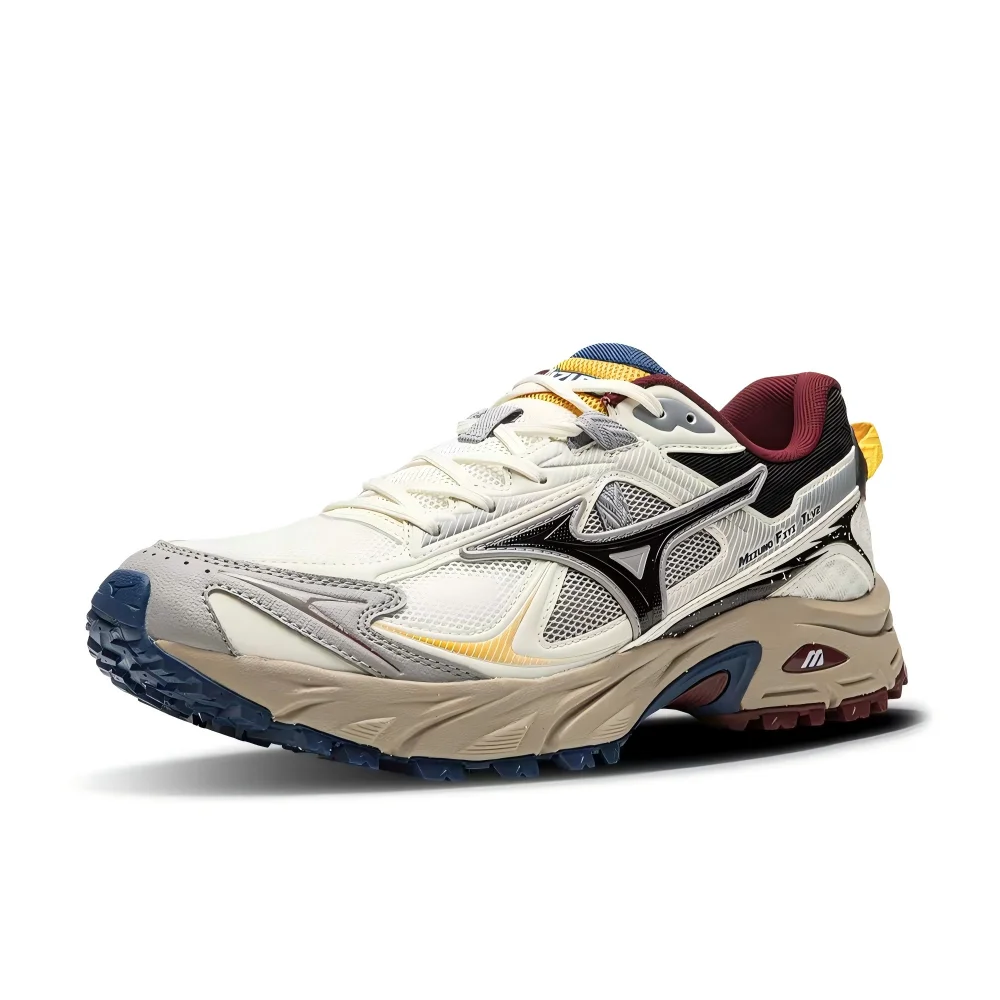 Mizuno FIYIT LV2 Unisex Low-Top Casual Running Shoes – Tofu White, Durable Build,Non-Slip Traction,Breathable & Comfy D1GH251910