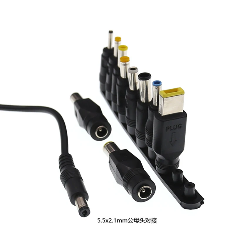 10 Pieces / Set Universal For Notebook Laptop Charger Power Adapter Tips Jack Connector To Connect Charging