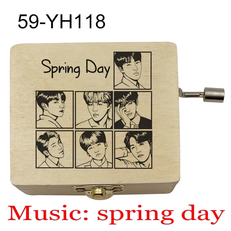 singer print music spring day Music Box music fans girlfriend wife husband Valentine day Christmas Birthday new year love Gifts