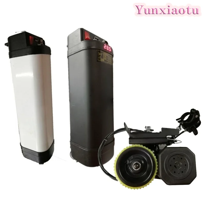 Electric Bike Conversion Kit Small Motor Bicycle Booster for Mountain Road Bike DIY Assist Universal