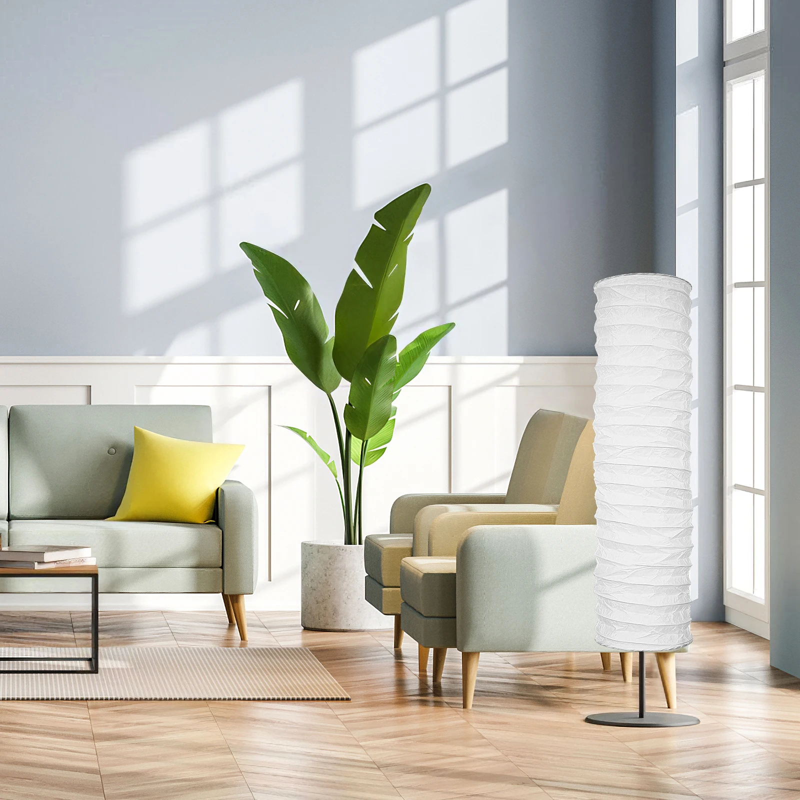 

1pc Floor Lamp Shade High Grade Decorative Light Cylinder Standing Cover Metal Diffuse Aesthetic Soft Light Living Room Bedroom
