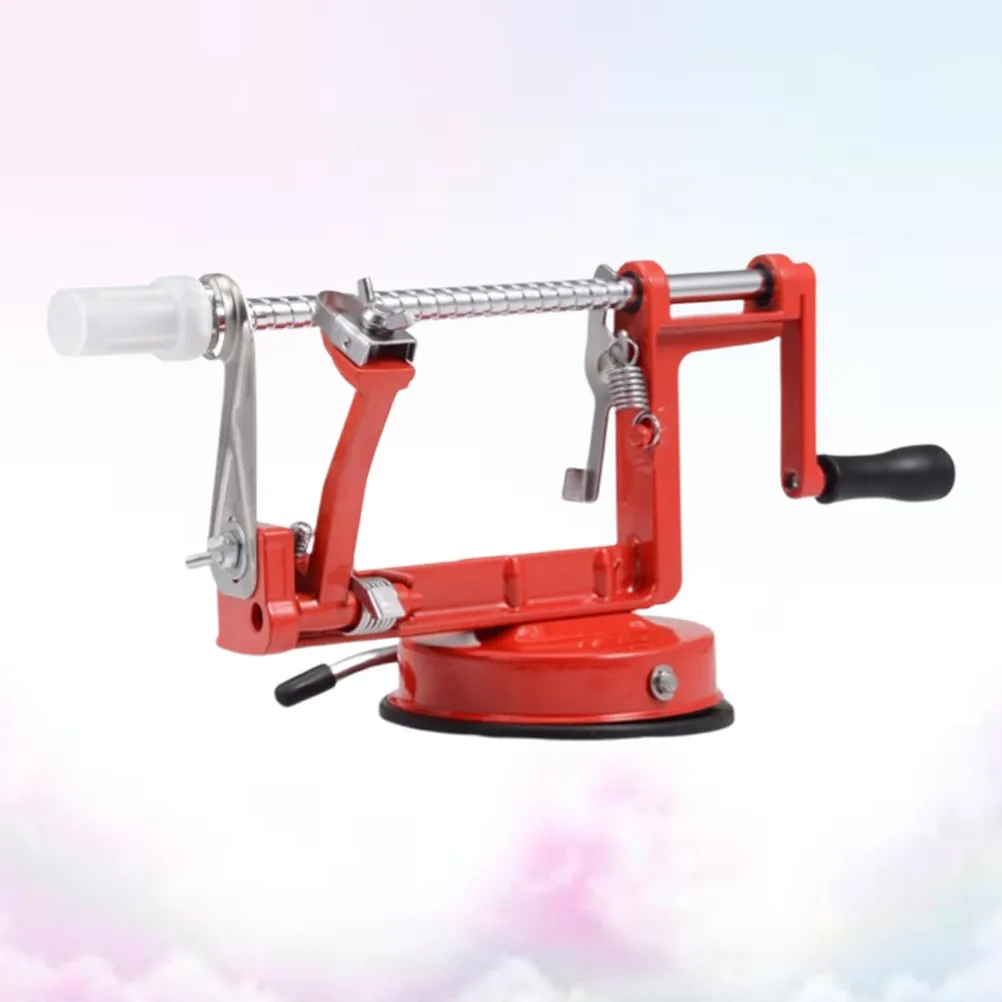 

Multifunctional Fruit Peeler Machine Peeler Slicer Corer Aluminium Alloy Suction Base Hand Peeling