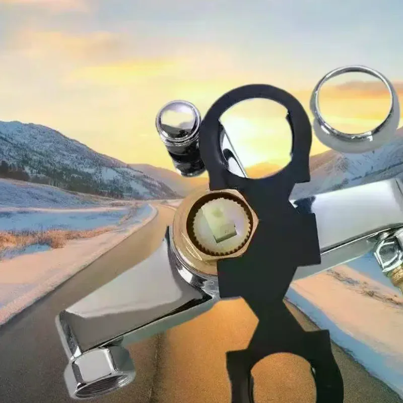 

Ключ для шлангов и гаек смесителей для душа, ключ для вентилей и аэраторов, ручной инструмент для установки смесителей, аксессуары для домашнего ремонта