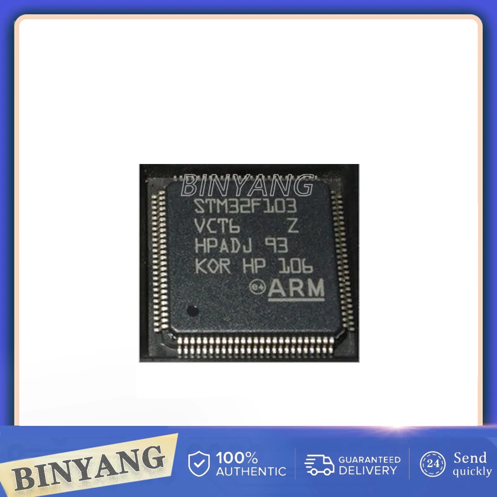 10PCS STM32F105VCT6 STM32F105 QFP 100% new imported original IC Chips Fast delivery