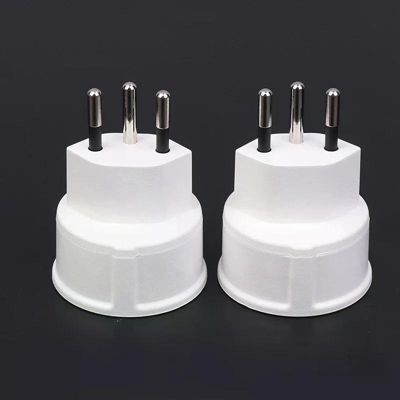 1 Piece Embedded  Adapter Converter Plug EU DE Germany Socket 3 Pin  Plugs Adaptor  Plugs Turn To French Plugs