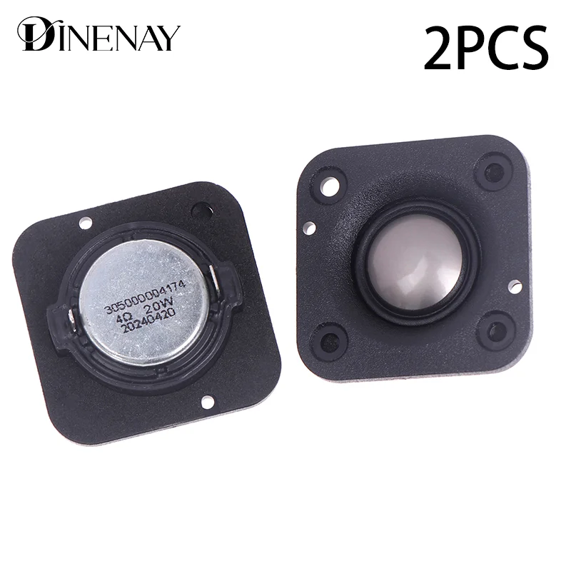 2Pcs 2 Inch Audio Speaker 4 Ohm 20W 48MM Tweeter HIFI Music Speakers Silk Membrane Tweeter DIY Home Theater Loudspeaker