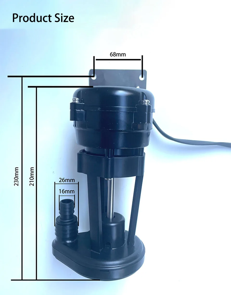 Kostkarka do lodu 3W Ogólna pompa wodna 220V Silnik pompy wodnej YSP3P JDVF2 Prędkość 1250RPM 0.16A 50HZ