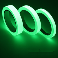 1Roll Luminous Tape Self-adhesive Strap for Night Safety Warning Tap Strip Bike Glowing Sticker 1.5cm*3M