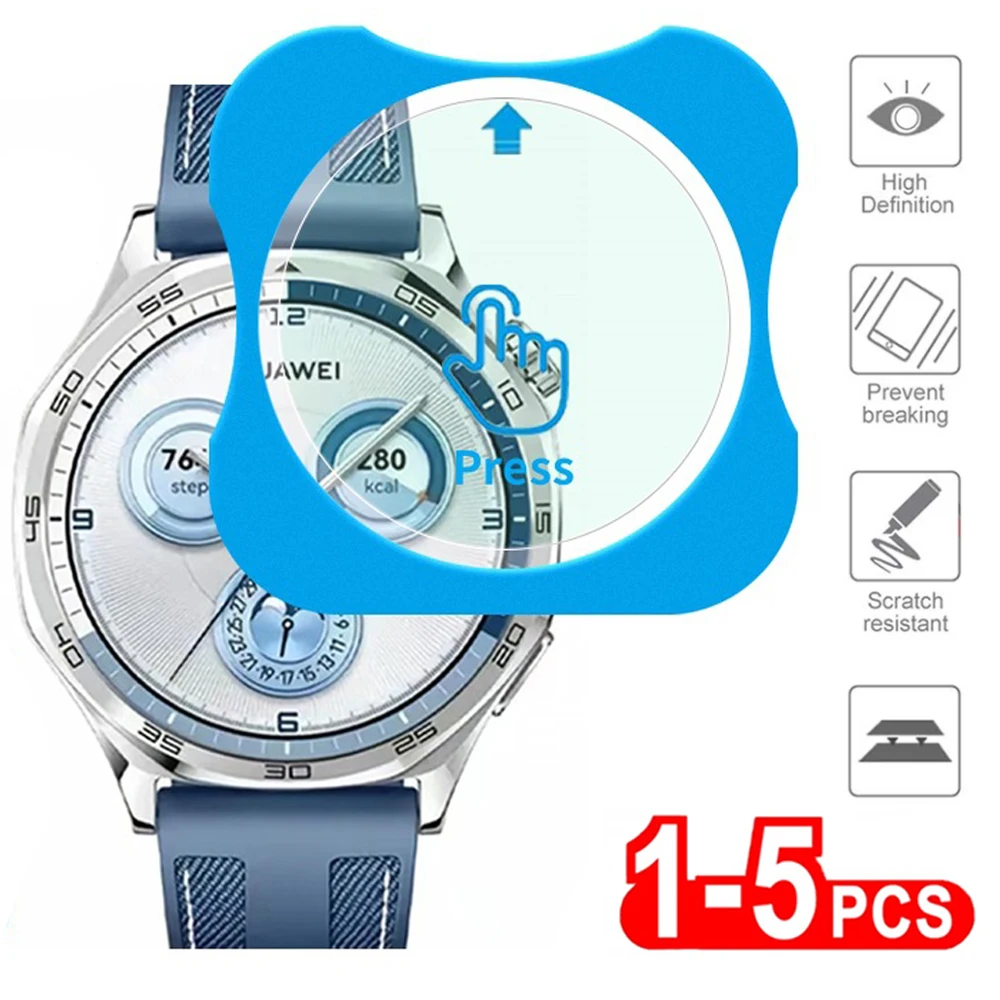 Tempered Glass For Huawei Watch GT5pro 42/46mm Quick Fit Protective Films For Huawei Watch GT5 46mm Screen Protector Film