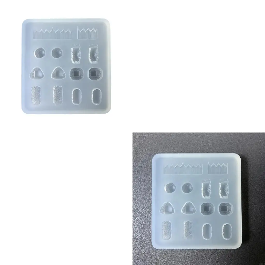 

Flexible Silicone Thick Sushi Accessories Mold Epoxy Resin Jewelry Making Mold