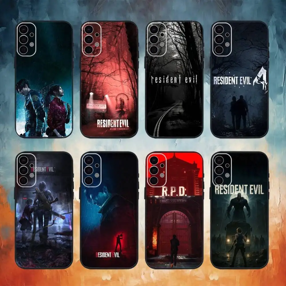 

Resident Evils Phone Case For Samsung S25,S24,S21,S22,S23,S30,Ultra,S20,Plus,Fe,Lite,Note,10,9,5G Black Cover