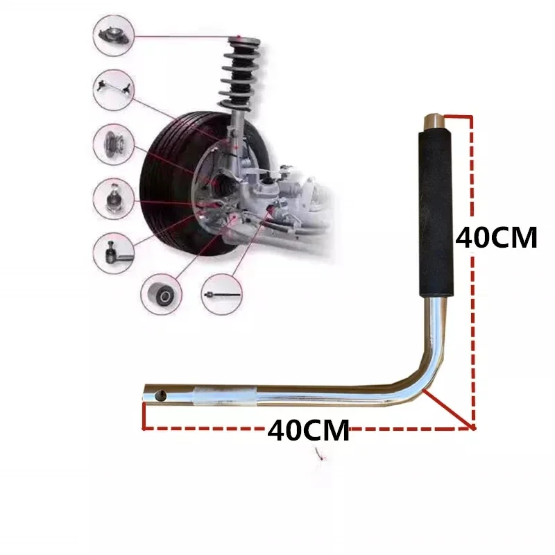 Car Axle Gap Abnormal Sound Detection and Adjustment Tool &Checking The Horn Arm Shock Absorption Claw Ball Cage Ball