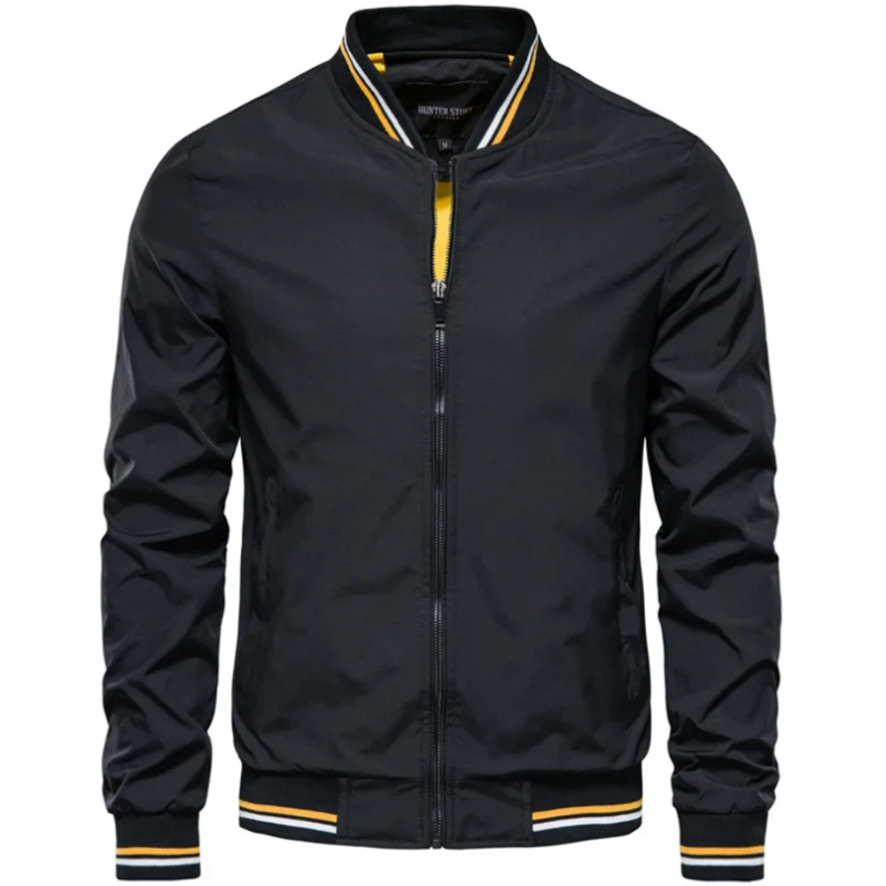 Blouson aviateur coupe-vent à fermeture éclair pour hommes, blouson de baseball, décontracté, résistant, document, mode automne, haute qualité