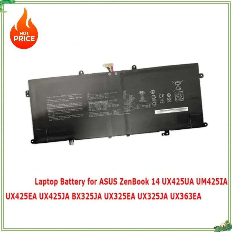 C41N1904 C41N1904-1 Laptop Battery for ASUS ZenBook 14 UX425UA UM425IA UX425EA UX425JA BX325JA UX325EA 15.48V 67Wh