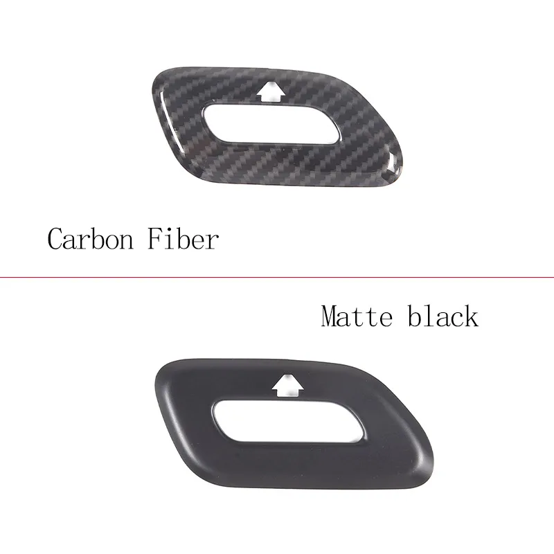 لشروليه كورفيت C7 2014-2019 ABS ألياف الكربون سيارة المرآب التحكم عن بعد التبديل غطاء ملصق مزخرفة اكسسوارات السيارات #2