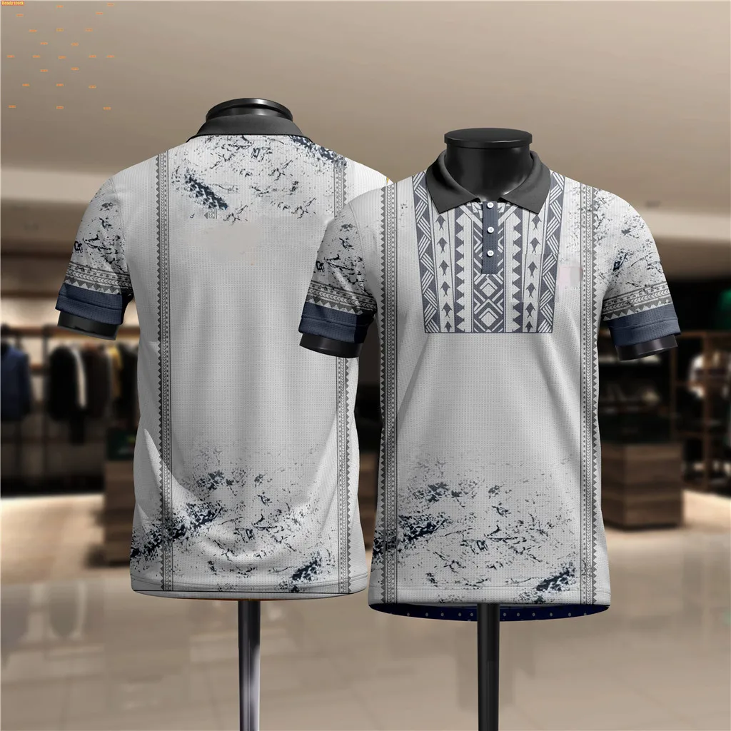 FREE CUSTOM 2026 CUSTOM POLO SHIRT FULL SUBLIMATION PRINT TRIBAL ETHNIC POLKA DOT PATTERN FREE LOGO TEXT BREATHABLE QUICK DRY