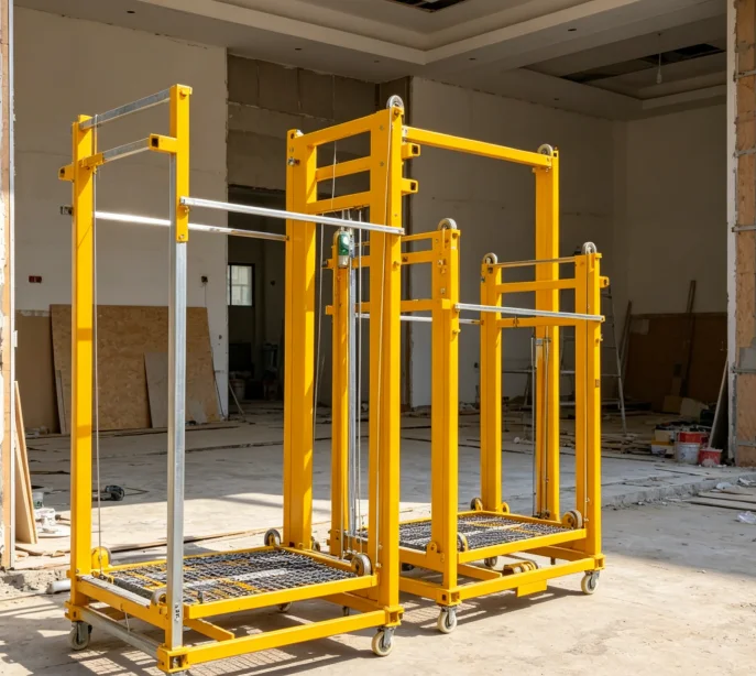 2-10m Electric Lifting Scaffolding Foldable Indoor and Outdoor Automatic Lifting Machine Elevator Mobile Lifting Platform