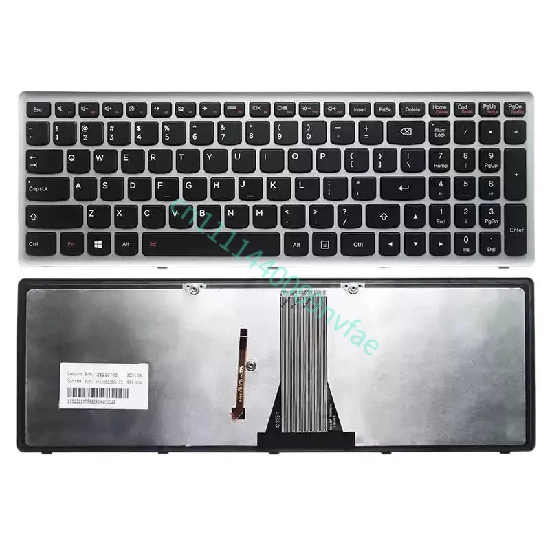 US keyboard for Lenovo IdeaPad S510P G500S G505S Z510 Z505 Flex 15 Flex15 No backlight 0.3