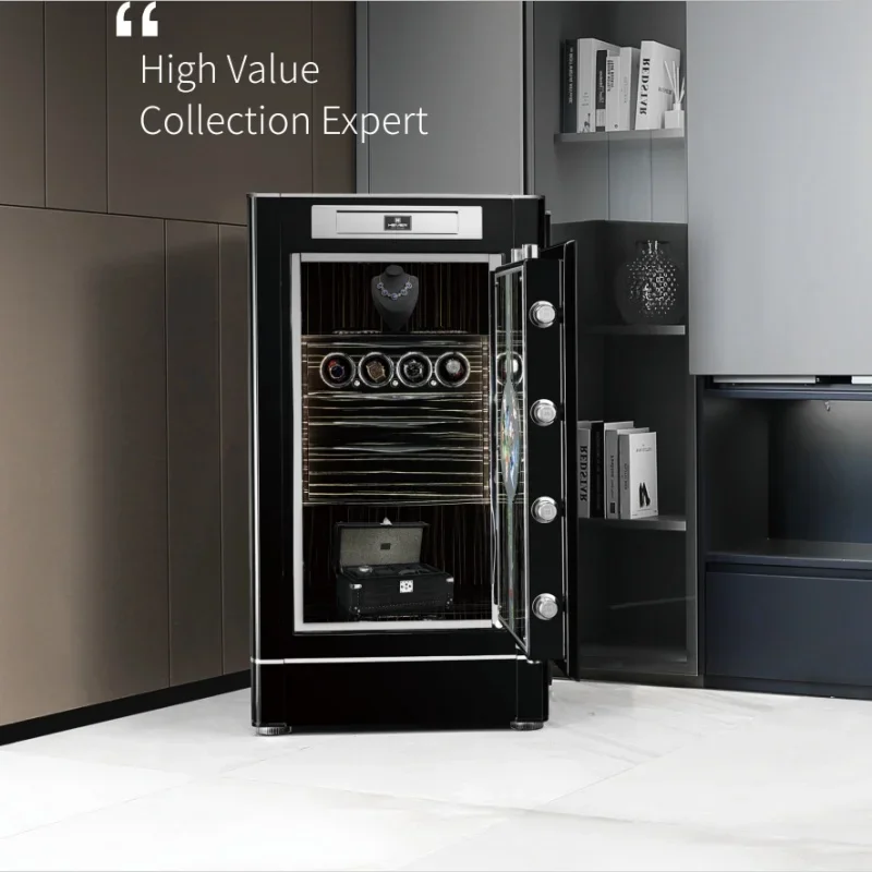 

Embers High-end Luxury Watch Winder Safes With Custom Interiors and Colors Super fiber Chamois