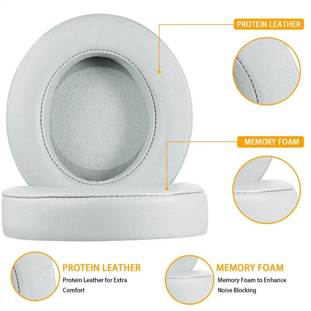 

Replacement Protein skin memory sponge Ear Pads With buckle for Razer Kraken Pro V2 7.1 v2 Headphones memory foam Earpads