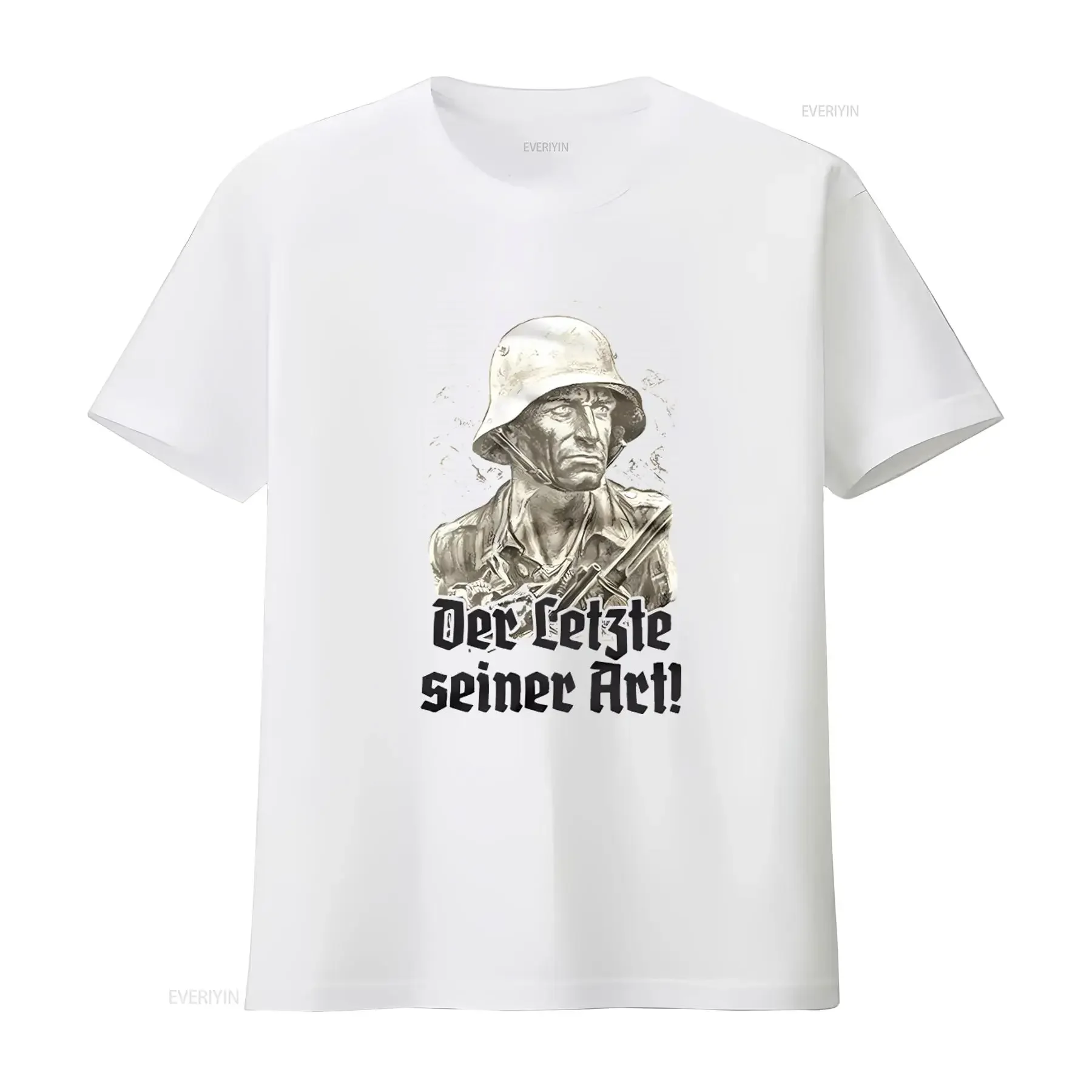 German Soldier T Shirt The Last of its Kind Moral Honor Germany Design 37813 vintage Washed Slightly Stylish
