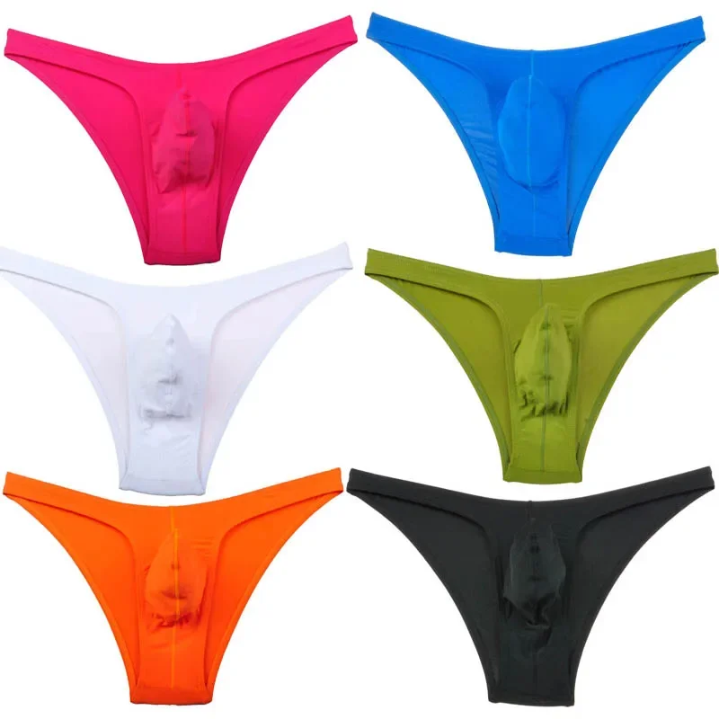 

New Men's Bikini Briefs Underwear Pouch Thong Brief Mini Trunk Pants