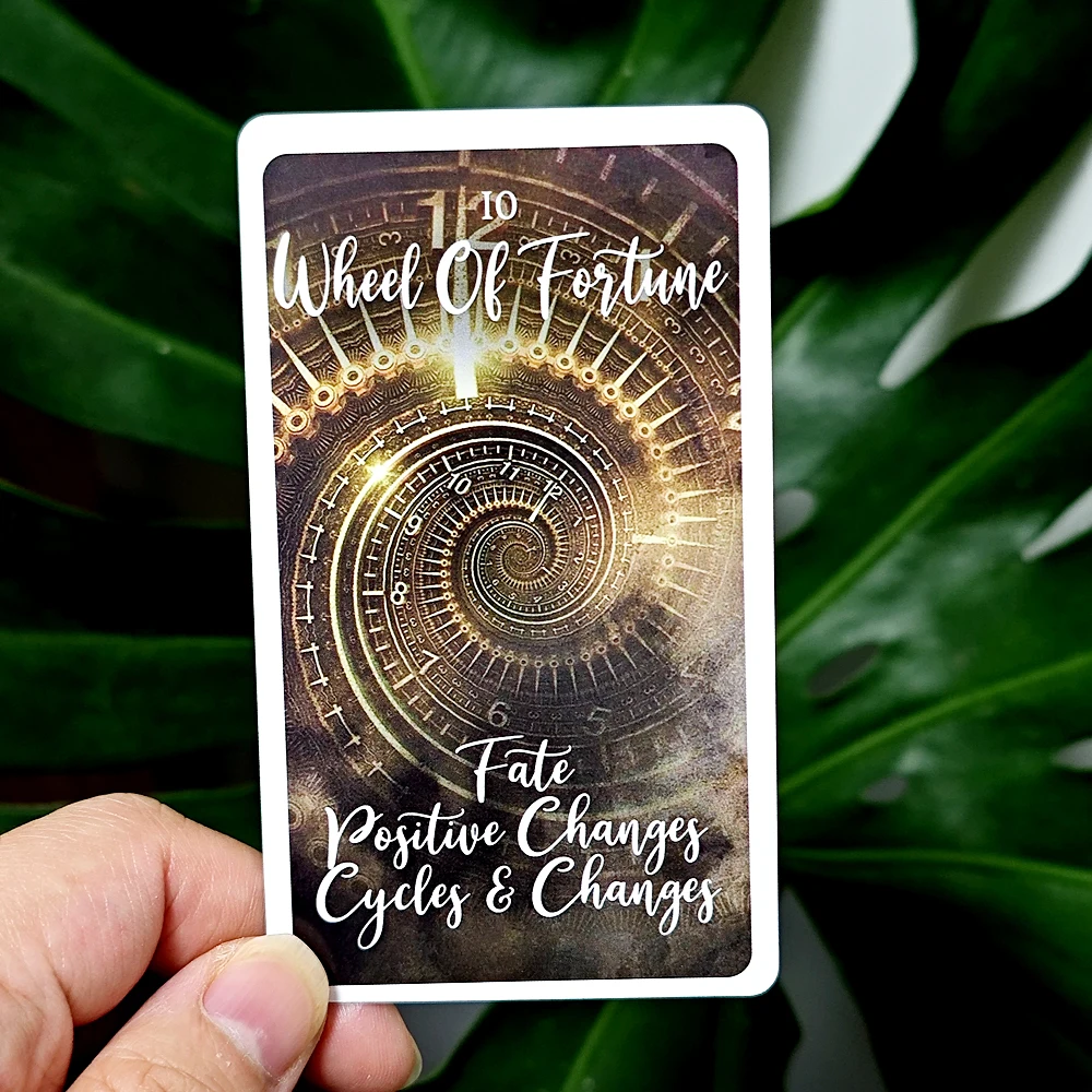 Twin Flame Awakened Path Tarot 78 Pcs 10.3*6cm Keyword Cards with Meaning Oracle Card Deck Picture Tarot Reading Cards