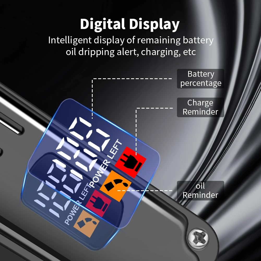 Cortadora de pelo recargable hiena, cortadora de pelo de barba inalámbrica para hombres, potente máquina cortadora de pelo eléctrica, corte de pelo ajustable