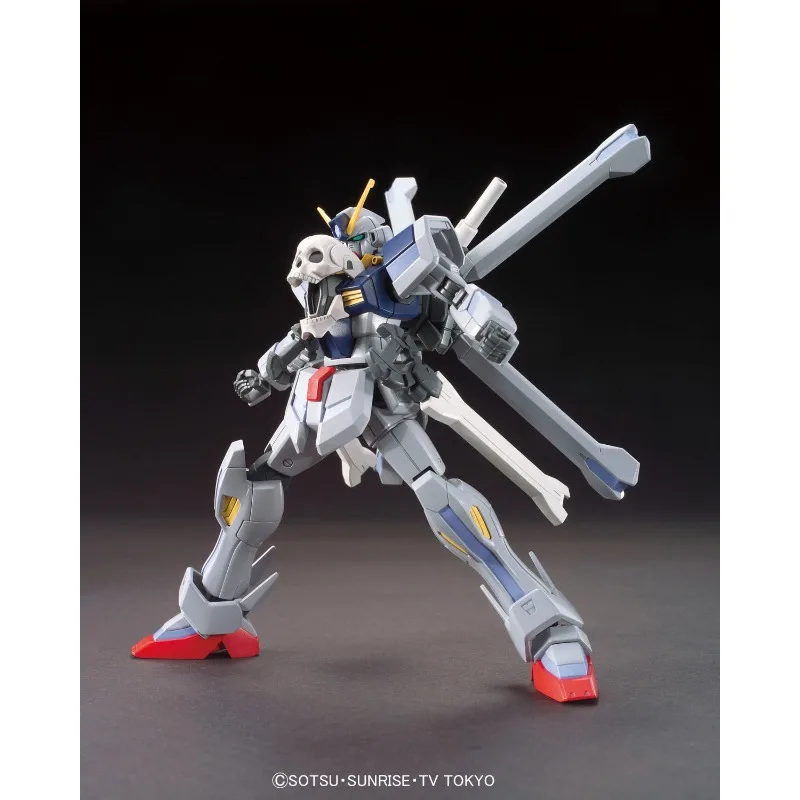 Em estoque bandai genuíno hg pirata demônio rei gundam anime figura de ação montagem modelo brinquedos presentes