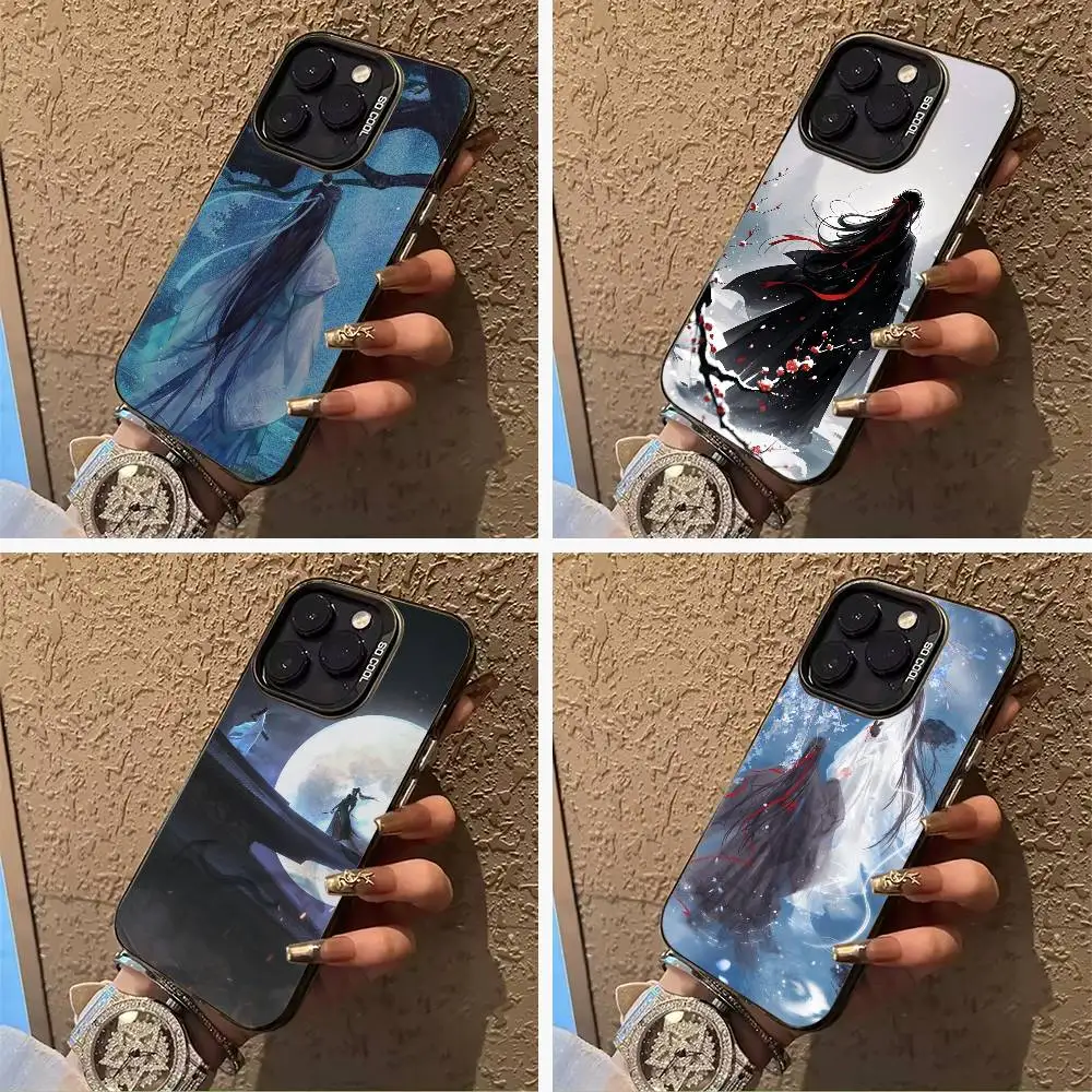 The Grandmaster- of -Demonic -C-Cultivation For iPhone 17 16 15 14 13 12 11 Pro Max 17 Air Silicone Colored Silver Bumper Cover