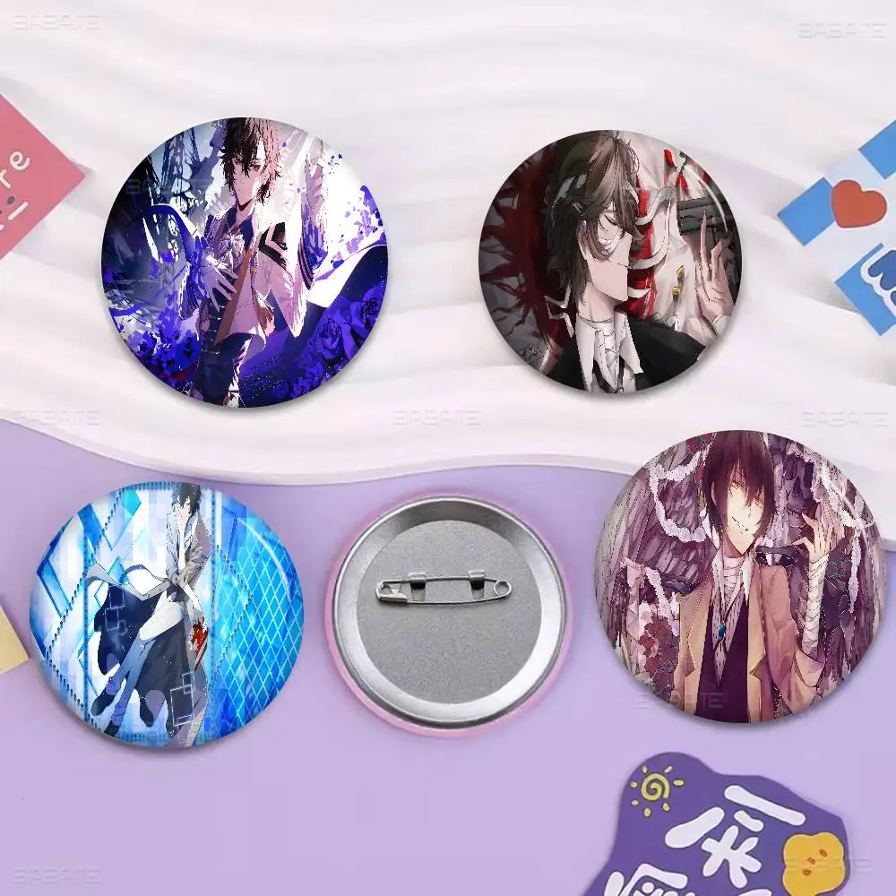 Osamu Dazai HD Anime Anime Brooches Cute Cartoon  Badge Jacket Jeans Lapel Pin Gift Accessorie