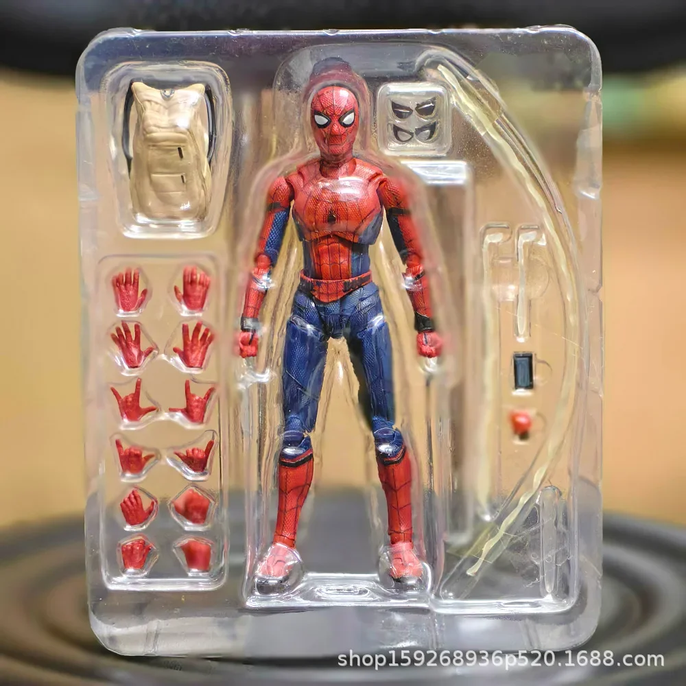 15 CM SHF Homem Aranha Homecoming The Spiderman PVC Action Figure Modelo Colecionável Brinquedo Presente