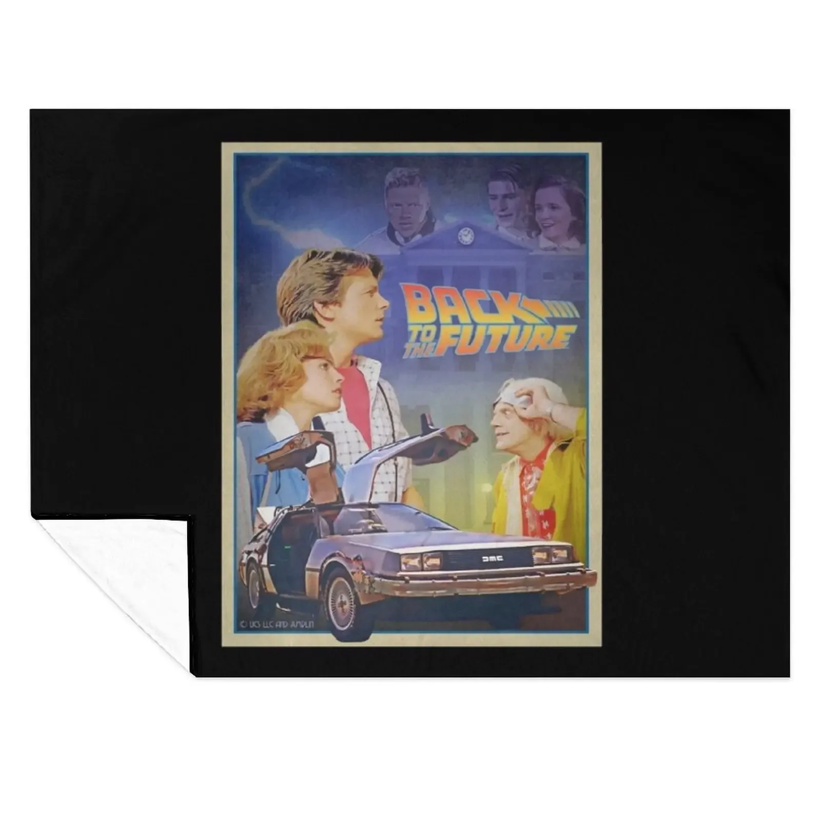 

Back To The Future Vintage Retro Poster Throw Blanket Soft for sofa Polar Beach Blankets