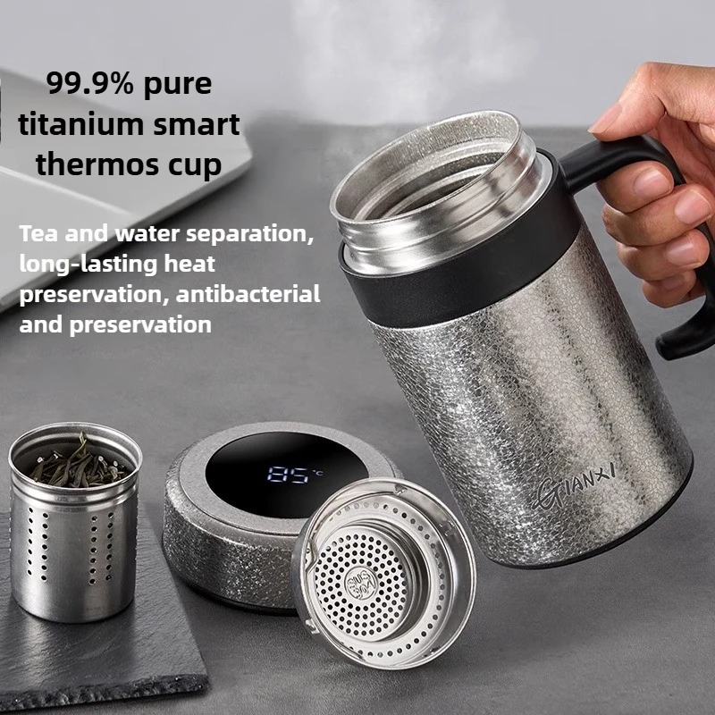 

Titanium Thermos Cup Office Hydro Flask Water Bottle Thermos Vacuum Insulated Bottle Water Bottle Coffee Mug Outdoor Sports