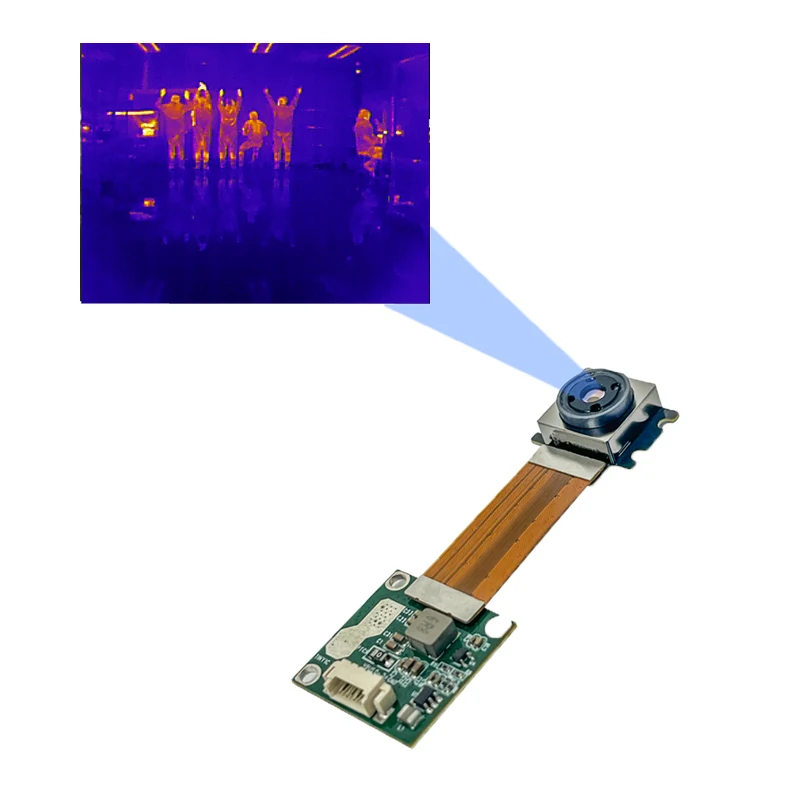 256*192 160*120 Resolution Infrared Thermal Imaging Camera Module With USB Cable Night Vision IR Camera Module
