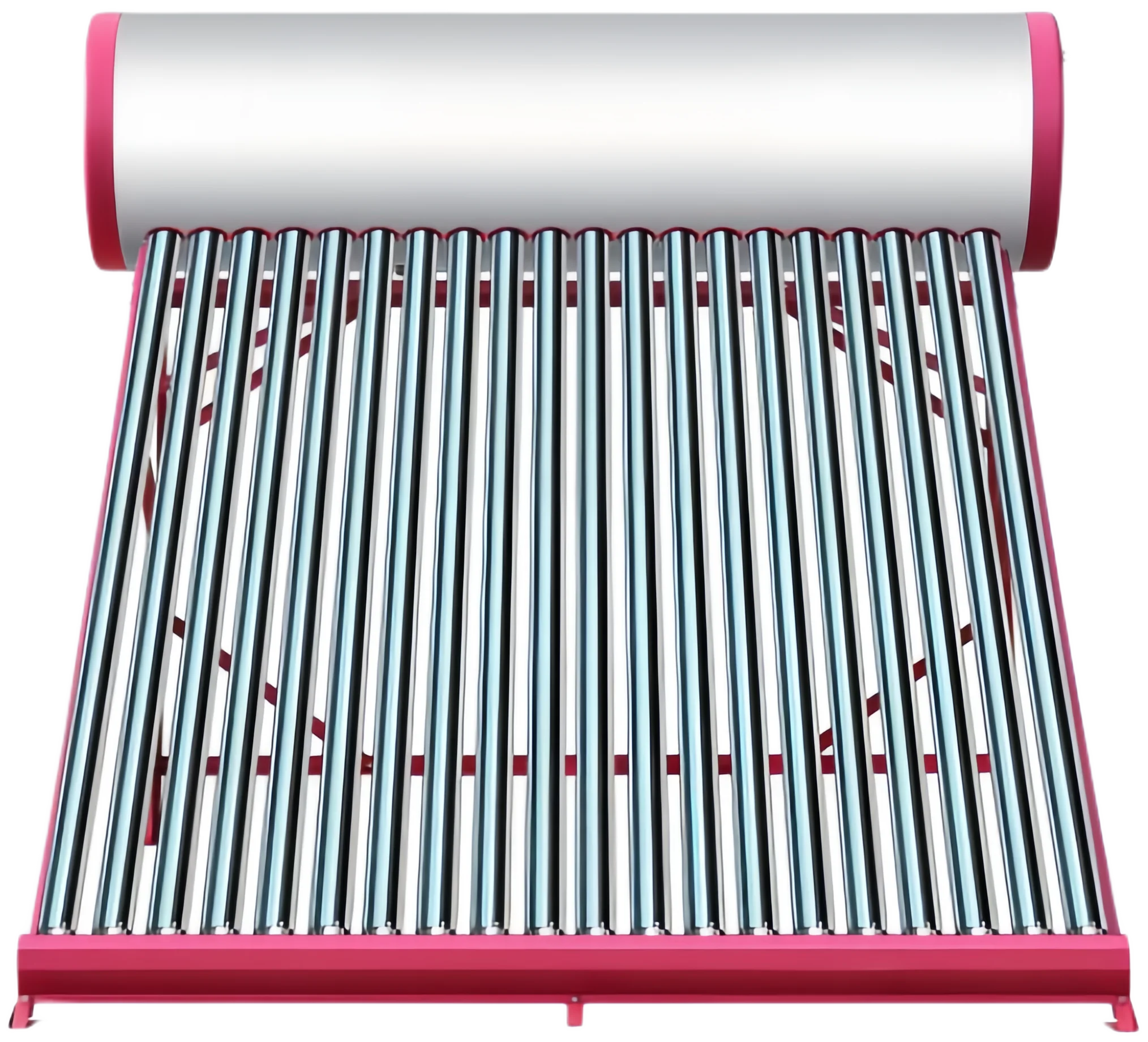 YZ-200 التوصيل المباشر تصاعد أنبوب مفرغ سخان المياه بالطاقة الشمسية عدة 200L فئة كفاءة الطاقة التطبيق التحكم في الهواء الطلق #1