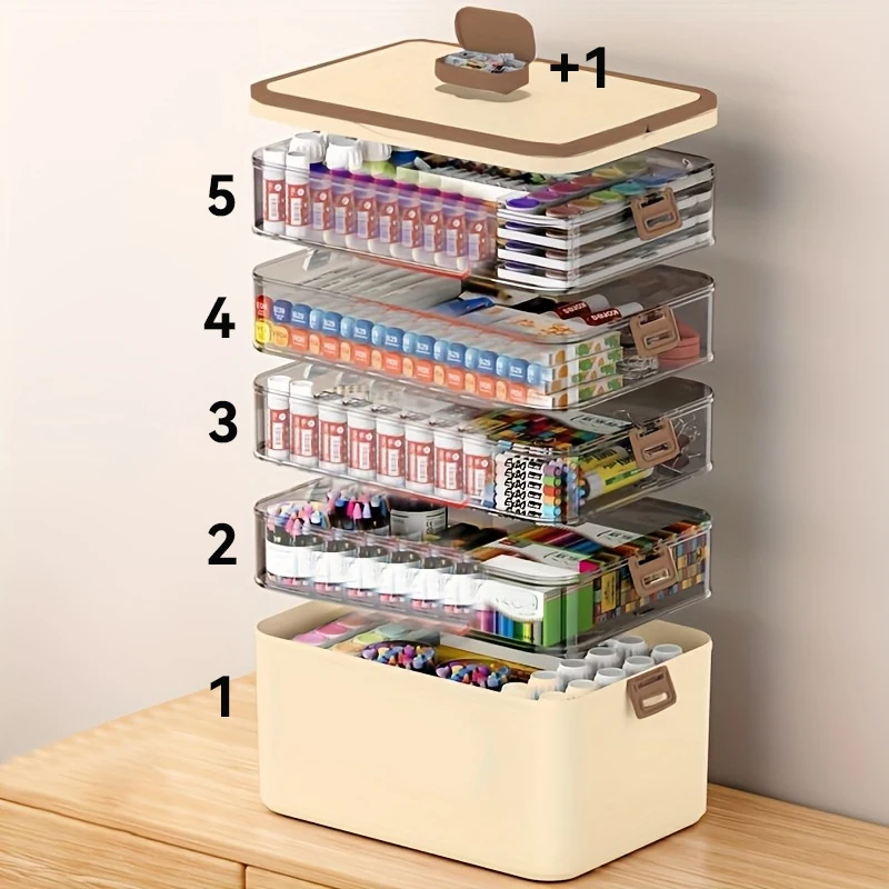 Large Capacity Home Medical Storage Box, Multi-layer Drawer Type Medicine Organizer,Multifunctional Drug Storage Cabinet - view 4