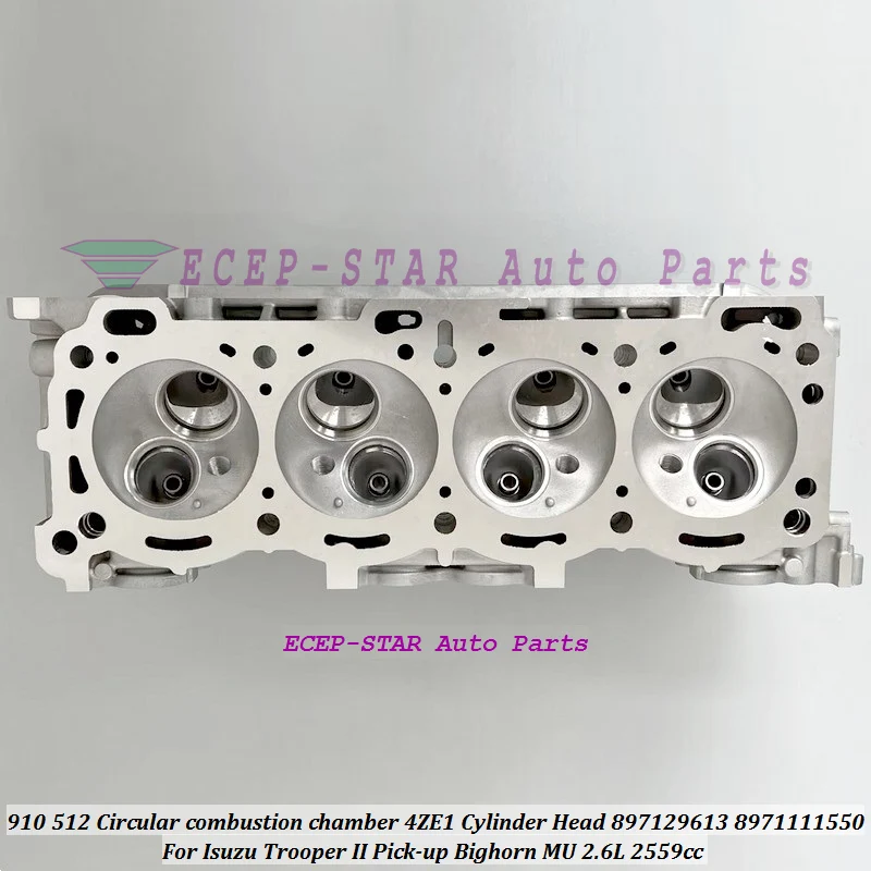 910 512 4ZE1 Cylinder head For ISUZU Trooper II Pick-up Amigo Redeo 2559cc 2.6L 88-92 897129613 8971111550 or 910 511 8970236740