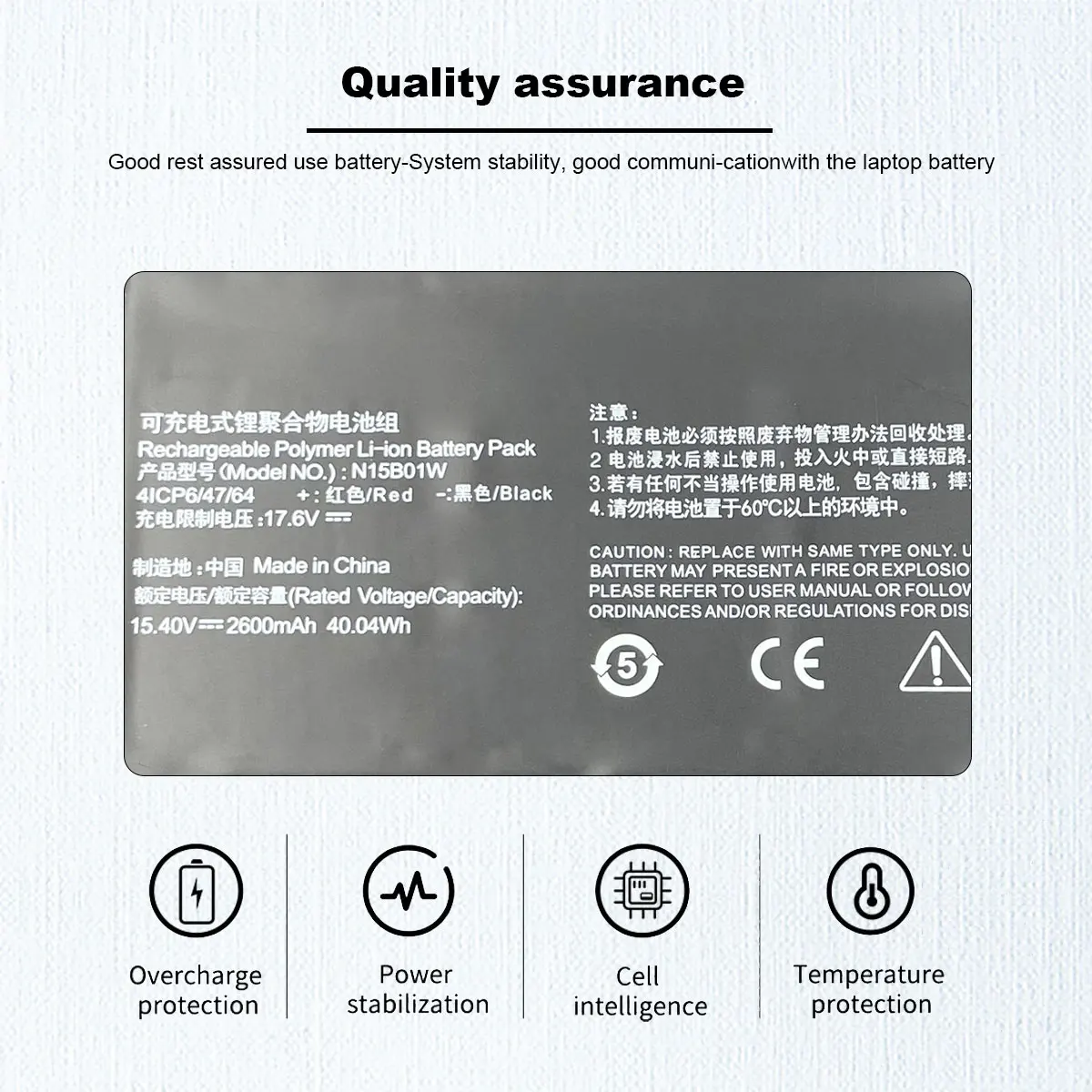 Imagem -04 - Bateria do Portátil para Xiaomi mi Ruby 156 Polegadas Timi Tm1703 Tm1802-ad n c N15b01w