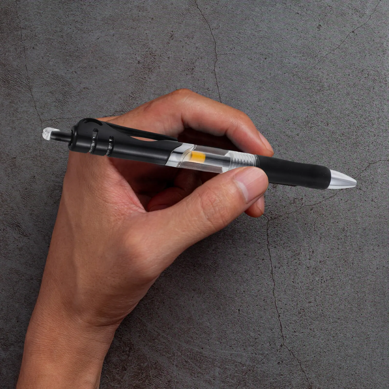 50Pcs 0.5mm Black Gel Ink Pen Quick Dry Smooth Writing Comfortable Grip Reliable Stationery for Students Teachers Office