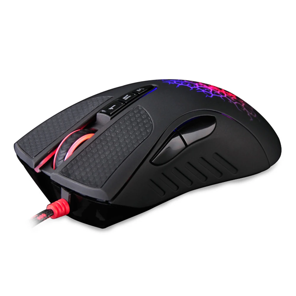 A4Tech Bloody A90 Mouse com fio USB 4000dpi Sensor óptico de 8 botões cor brilho mouse mecânico do jogo