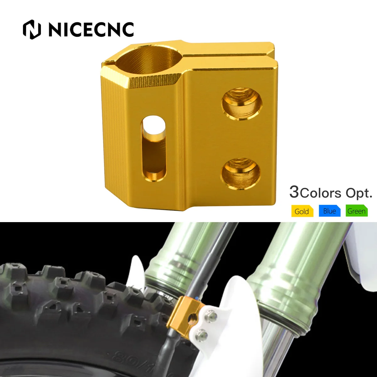 For Suzuki DRZ400SM DR-Z 400SM 2005-2024 RM125 RM250 2001-2013 RMZ250 RMZ450 RM85 RMX450Z Front Brake Hose Line Cable Clamp