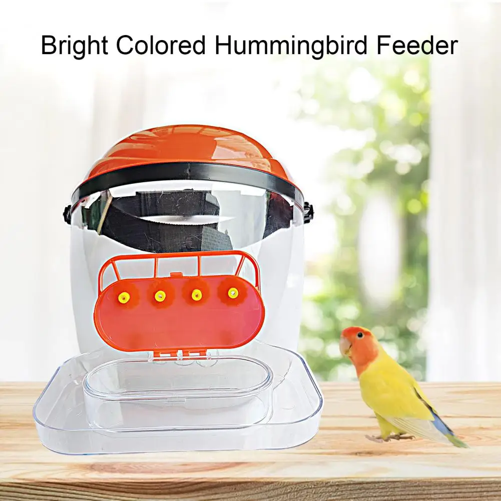 

Capacity Hummingbird Feeder Portable Hummingbird Feeder Face Hat for Easy Viewing Feeding Wearable Bird Viewer Helmet with Clean