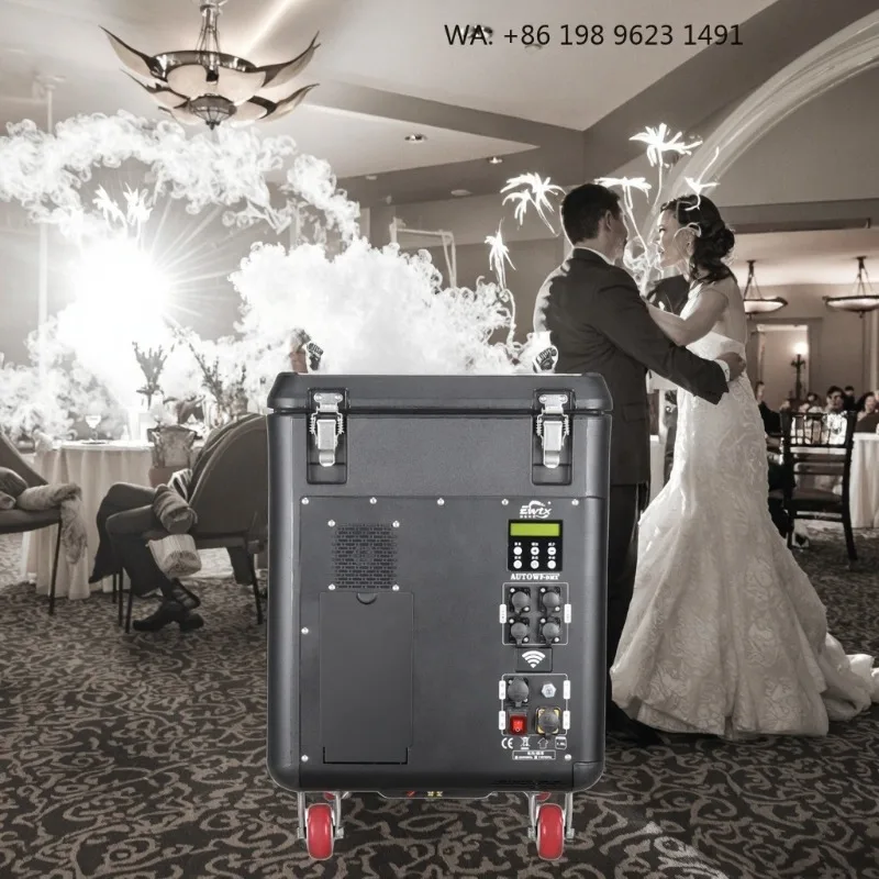 3000W Water Mist Dry Ice Fog  DMX512 Control Low Lying Ground Smoke Equipment for DJ Wedding Party Stage Live Events