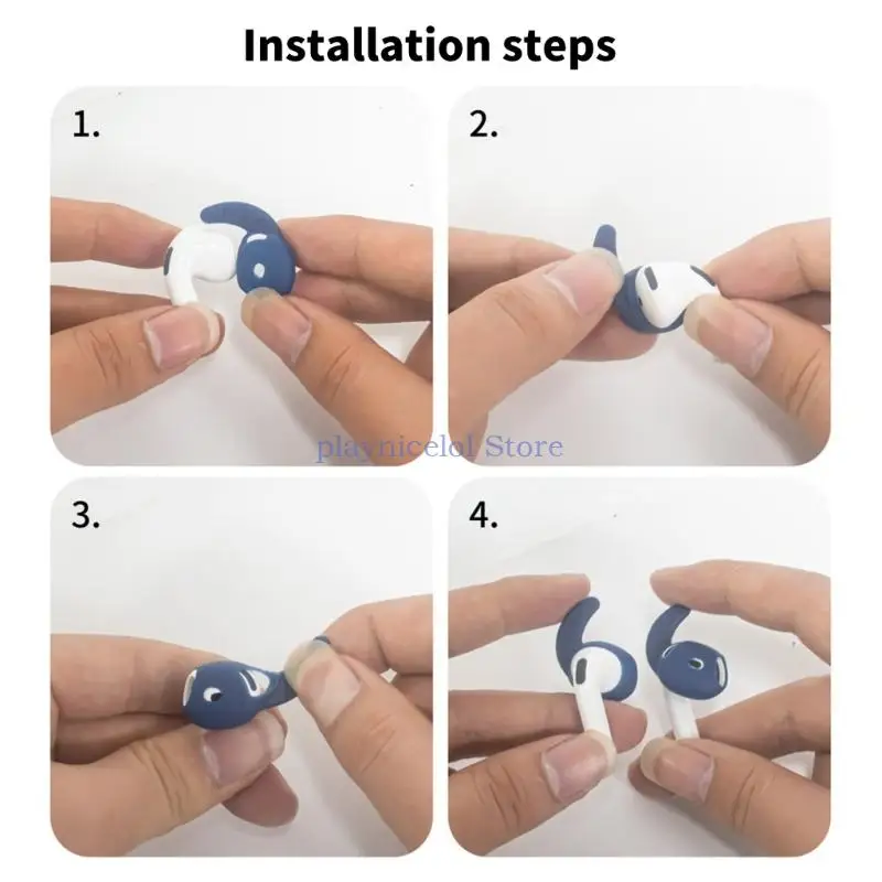 Гибкие эргономичные насадки для наушников, защитные чехлы для наушников, повышающие стабильность звука, подходят для наушников 4