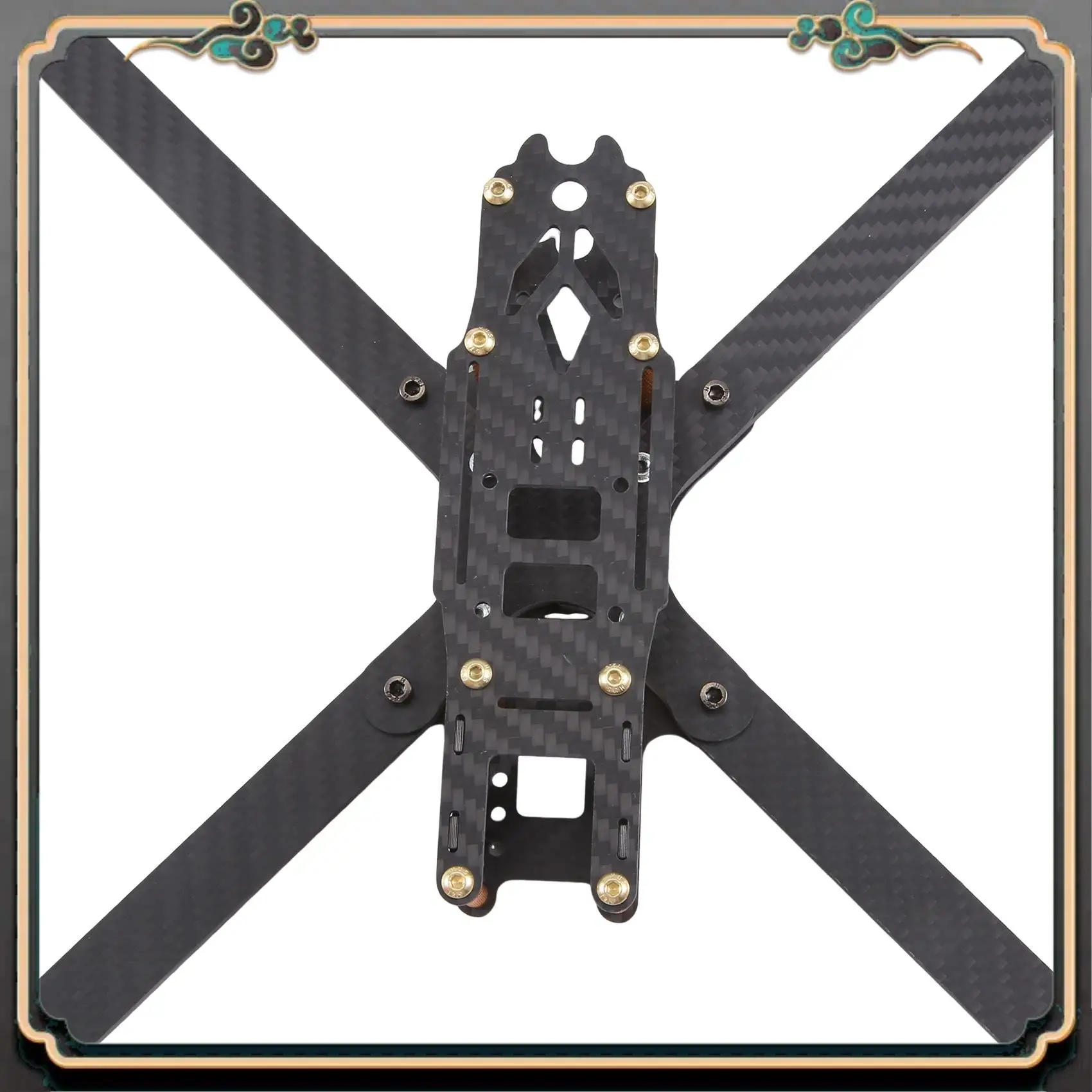 ASMA-For XL9 9 بوصة طقم إطارات من ألياف الكربون رف 390 مللي متر قاعدة العجلات دعم 2212 2213 2216 محرك لطائرة بدون طيار FPV كوادكوبتر سهلة Insta