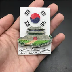 3d Resin Fridge Magnets South Korea Seoul Tower Namdaemun Tourism Souvenirs Refrigerator Sticker Magnetic For Home Decoration