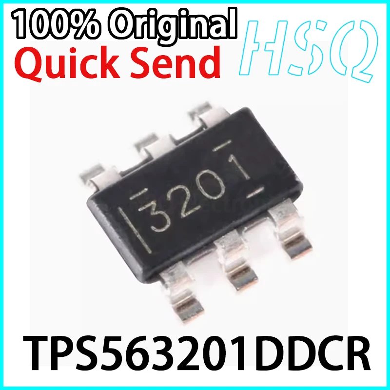 

5PCS Original TPS563201DDCR Screen Printed 3201 SOT-23-6 Synchronous Step-down Converter Chip