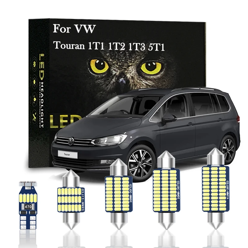 

Canbus For Volkswagen VW Touran 1T1 1T2 1T3 5T1 2003 2004 2005 2006 2007 2008-2016 2017-2020 Accessories Indoor Lamp LED