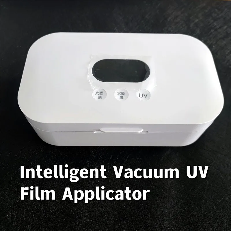 Intelligent Vacuum UV Film Applicator UV Light Box Quick Curing 40 LED Lamp of Hydrogel Film Screen Protector Bubbles Remover